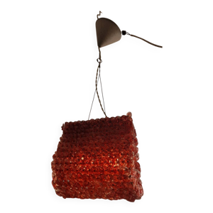 Suspension vintage en - verre