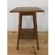 1960 carved bamboo wood side table, pedestal table