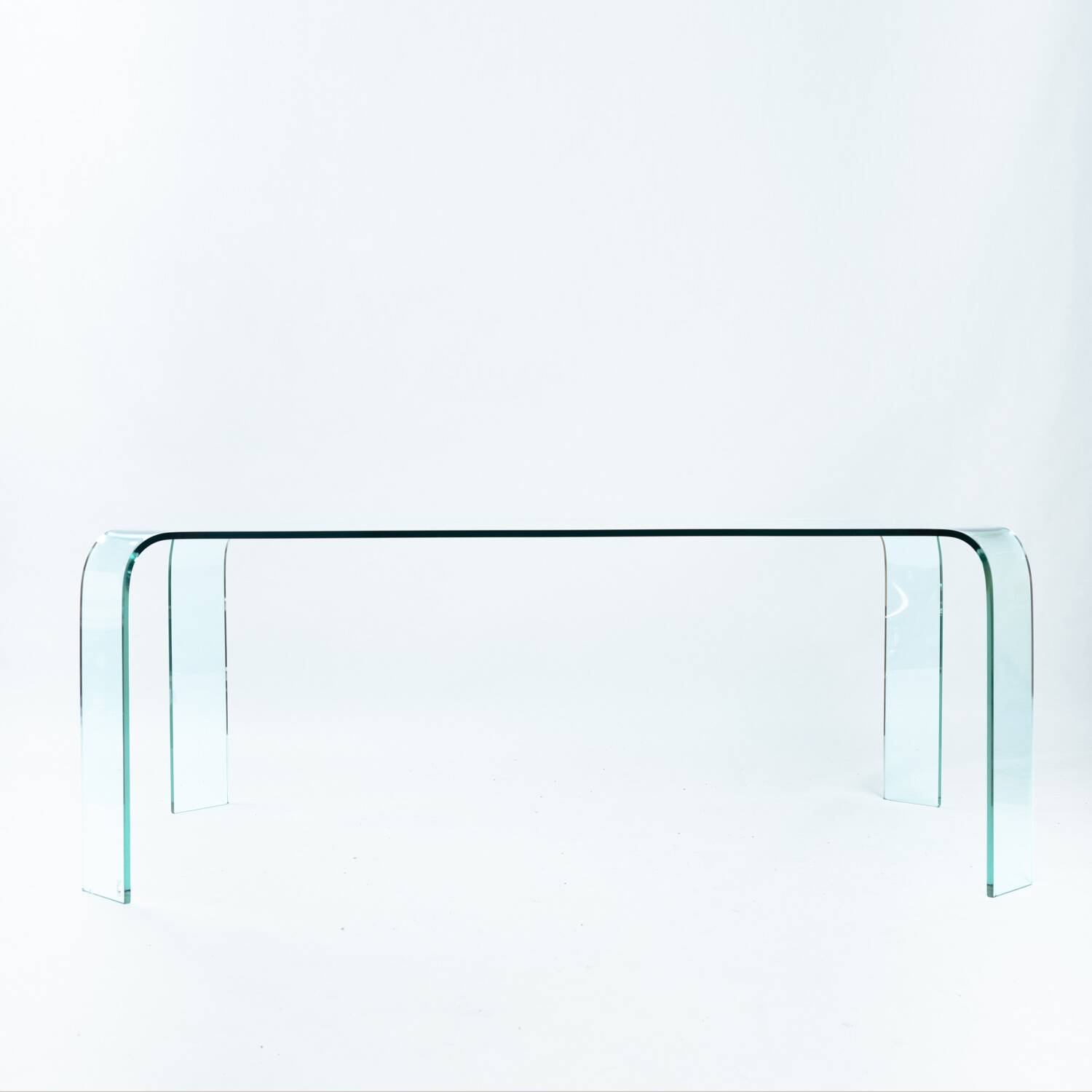 Table à manger en verre Fiam Italie
