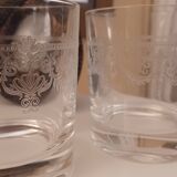 Engraved Crystal Whiskey Glasses