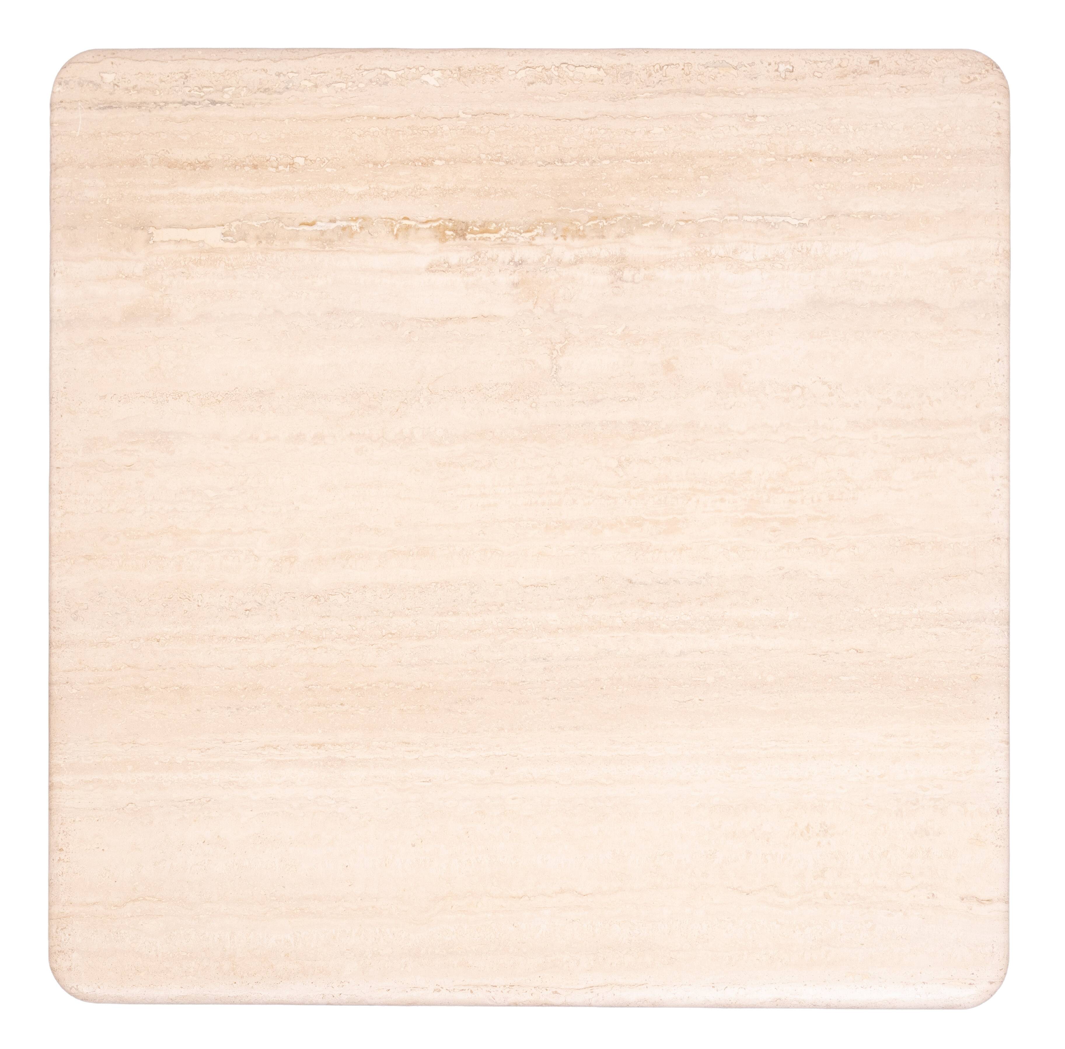 small Travertine Coffee table Italy 1970s