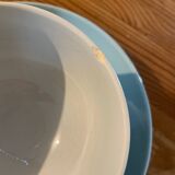 Set of 4 cups plus saucers