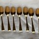 Gold plated teaspoons