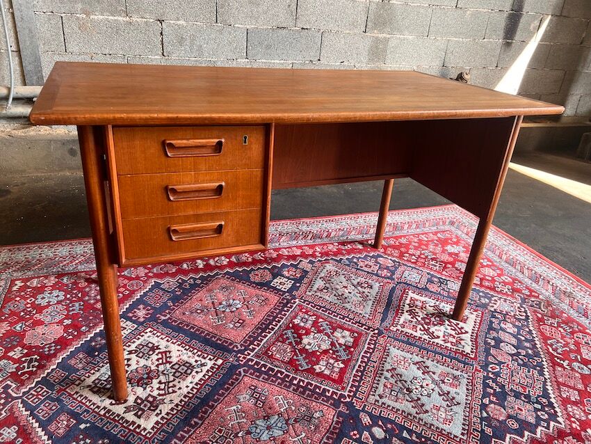 Scandinavian office in Danish teak by Gunnar Nielsen Tibergaard - 1960s
