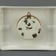 Vintage earthenware kitchen wall clock, made in France