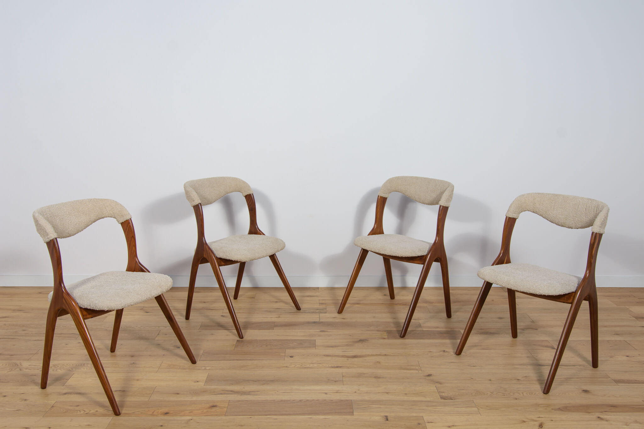 Model Sonja Dining Chairs by Johannes Andersen for Vamo Sonderborg, 1960s, Set of 4