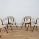Chaise modèle Sonja  par Johannes Andersen pour Vamo Sonderborg, 1960s, Set de 4