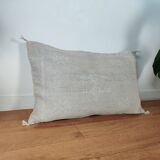 Sabra gray Moroccan Berber cushion