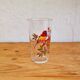 Vintage 1970s orangeade set with a jug and 8 glasses decorated with birds.