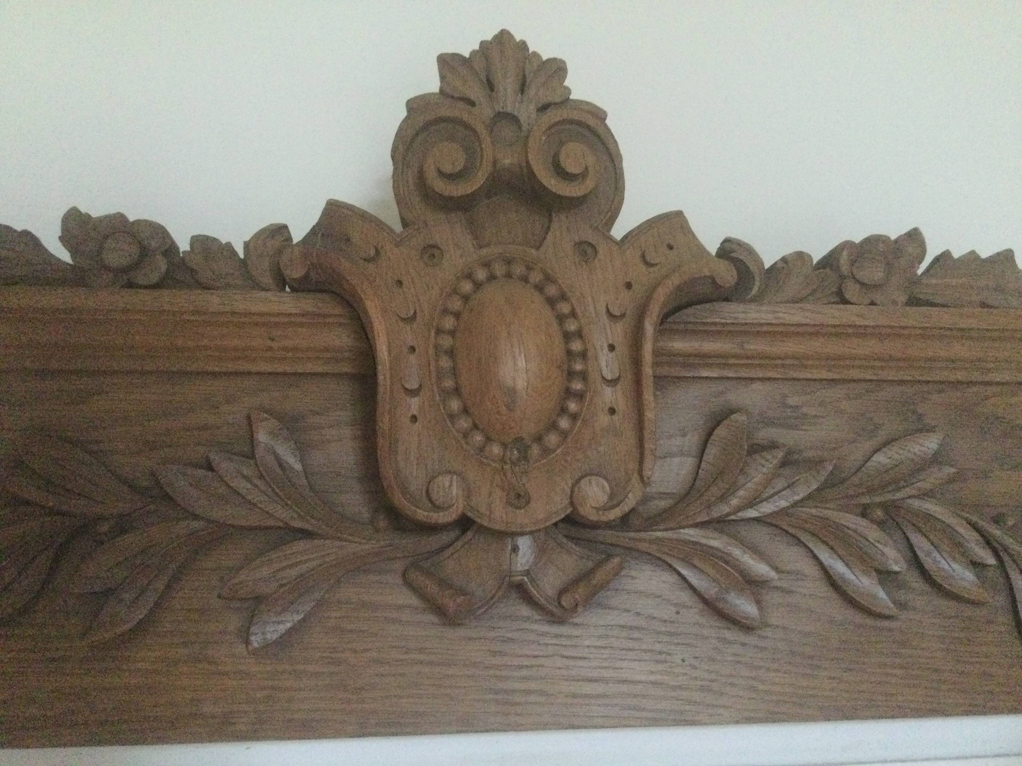 Old oak pediment