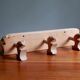 Marmot / Vintage wooden patère coat rack