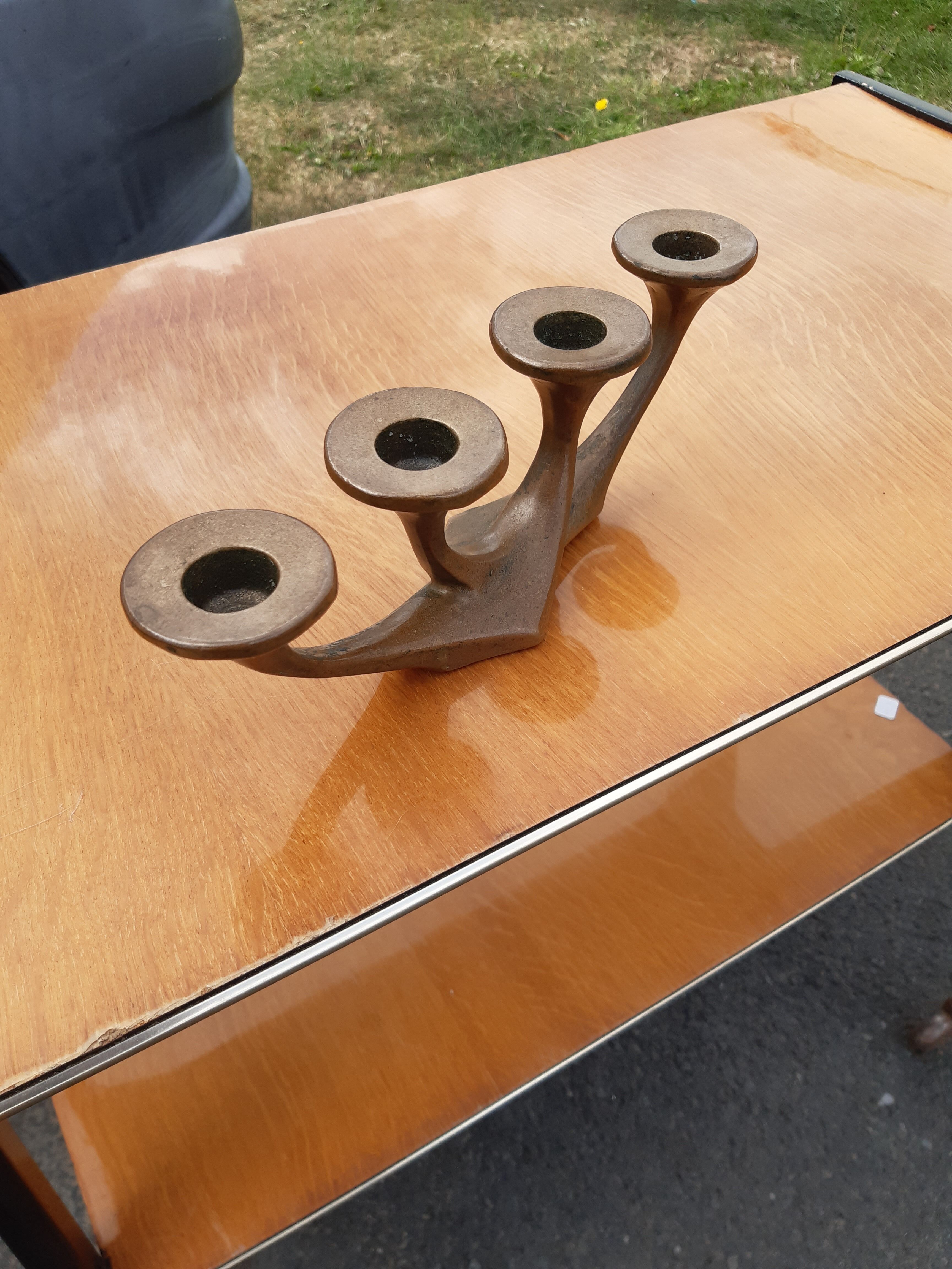 Brutalist candleholder  by Michael Harjes