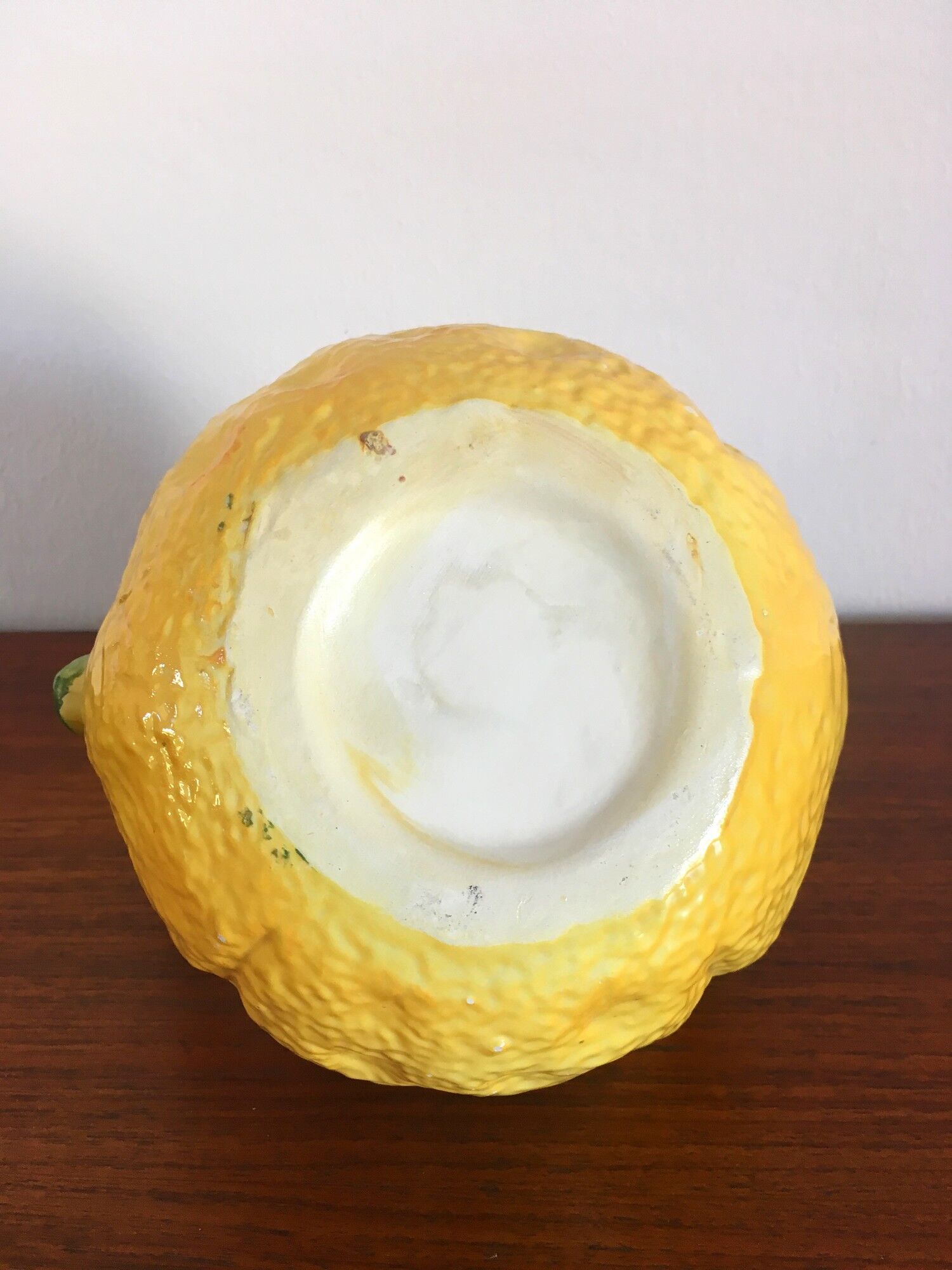 Vintage 1950s dabbling lemon pitcher