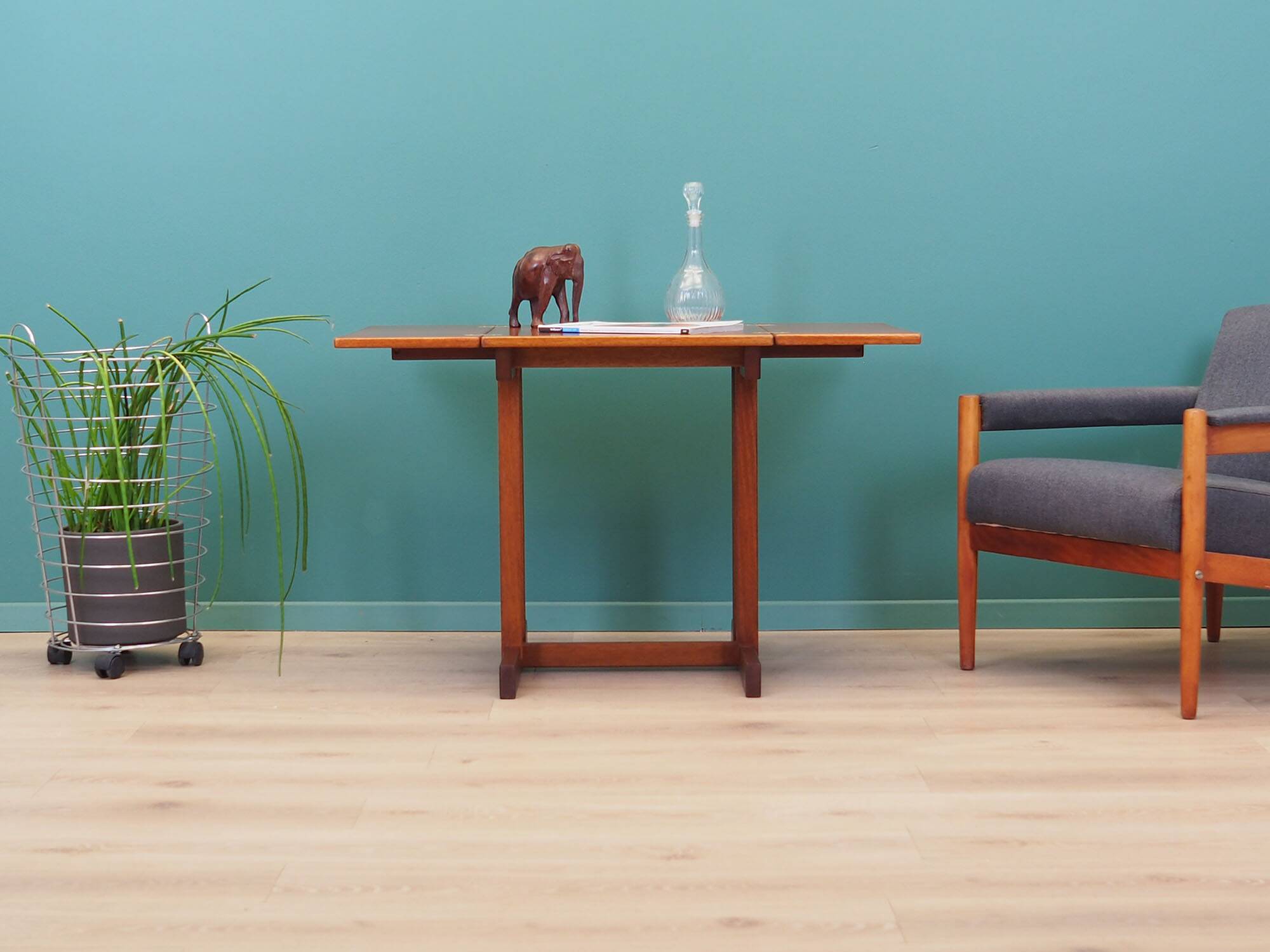 Mahogany coffee table, Danish design, 1970s, production: Denmark