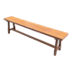 Rustic oak bench, France, 1970