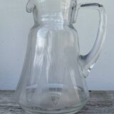 Art Deco glass pitcher