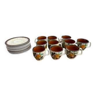 10'Boch La Louvière coffee cups