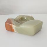 Cendrier italien en Onyx années 50