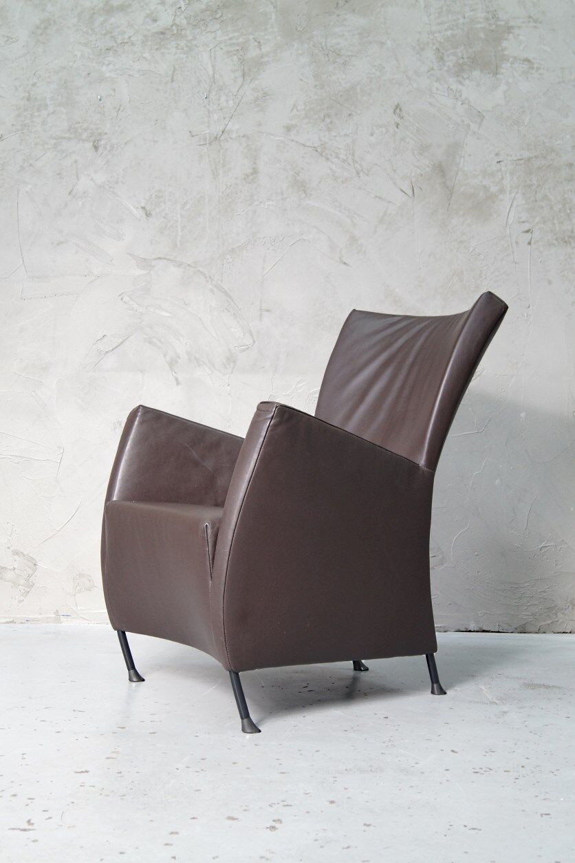 Leather Windy easy chair by Gijs Papavoine for Montis, 1990s