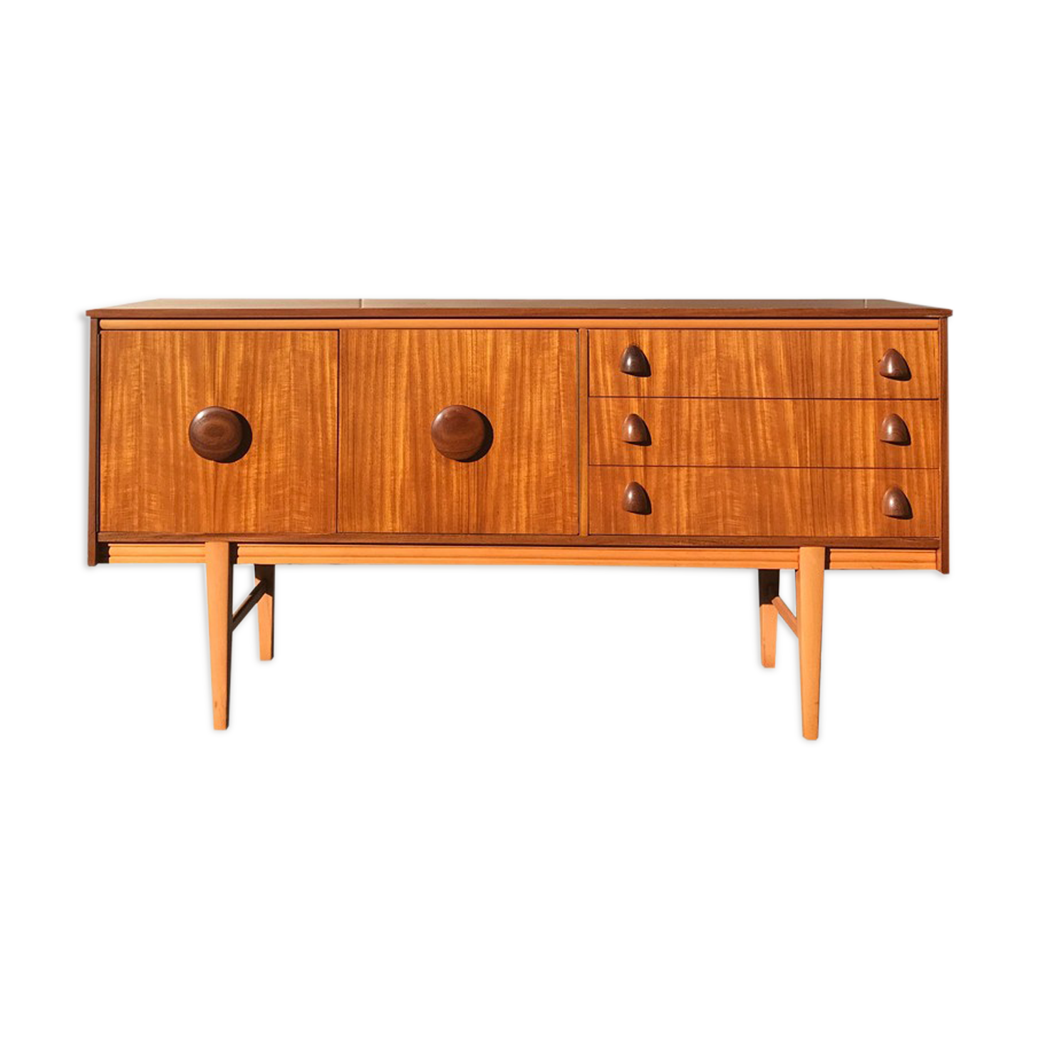 Teak sideboard of the 1960s/70s - L. 150 cm