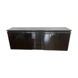 Black lacquered Italian design sideboard
