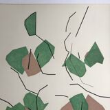André beaudin, untitled, 1970. original lithograph signed in pencil