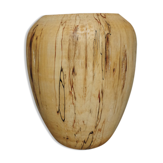 Vase en bois brut