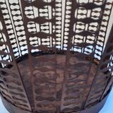 Vintage metal wastepaper basket