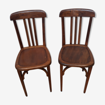 Pair of vintage Bistro chairs