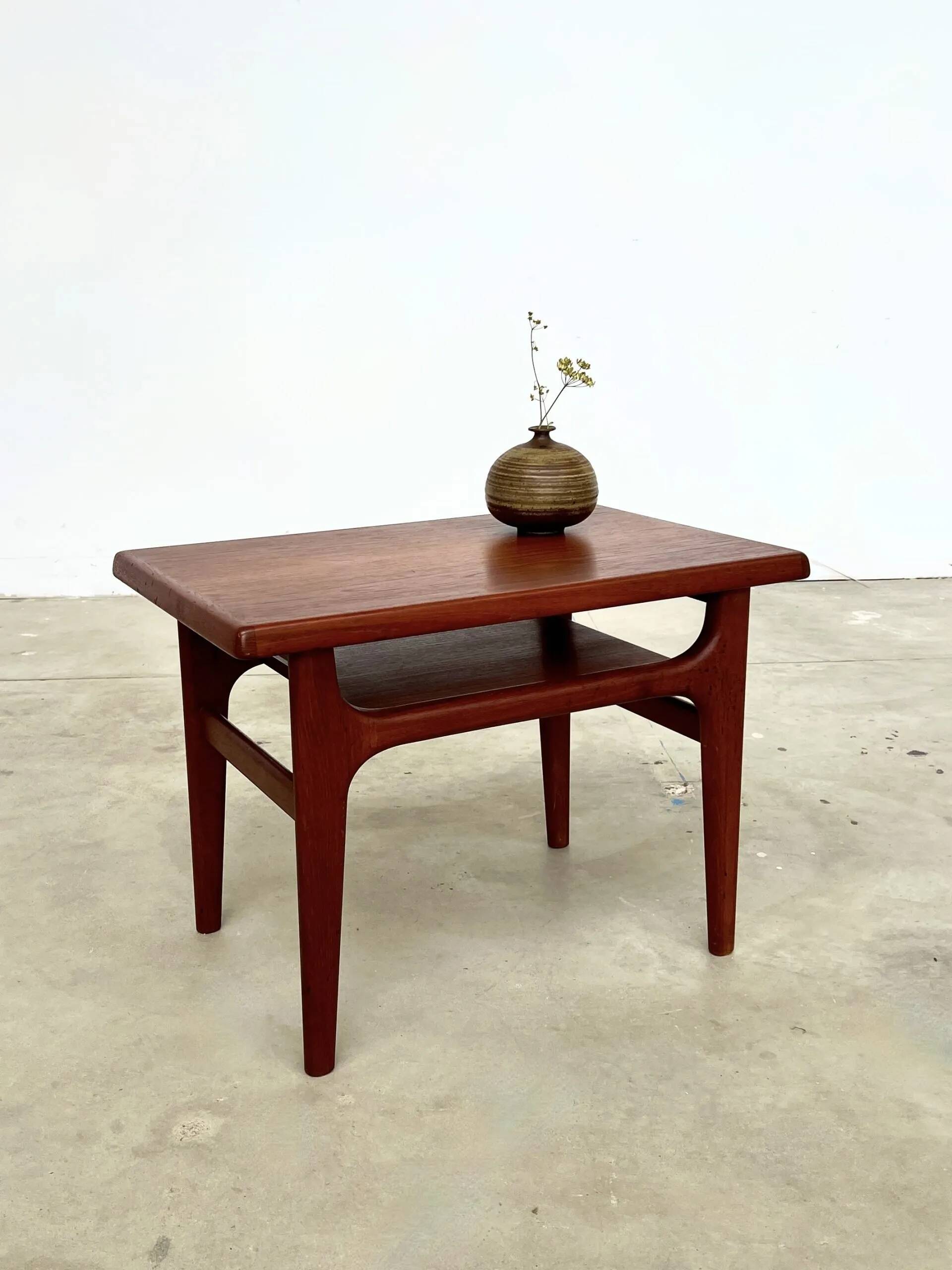 Teak coffee table from 1960 by Niels Bach