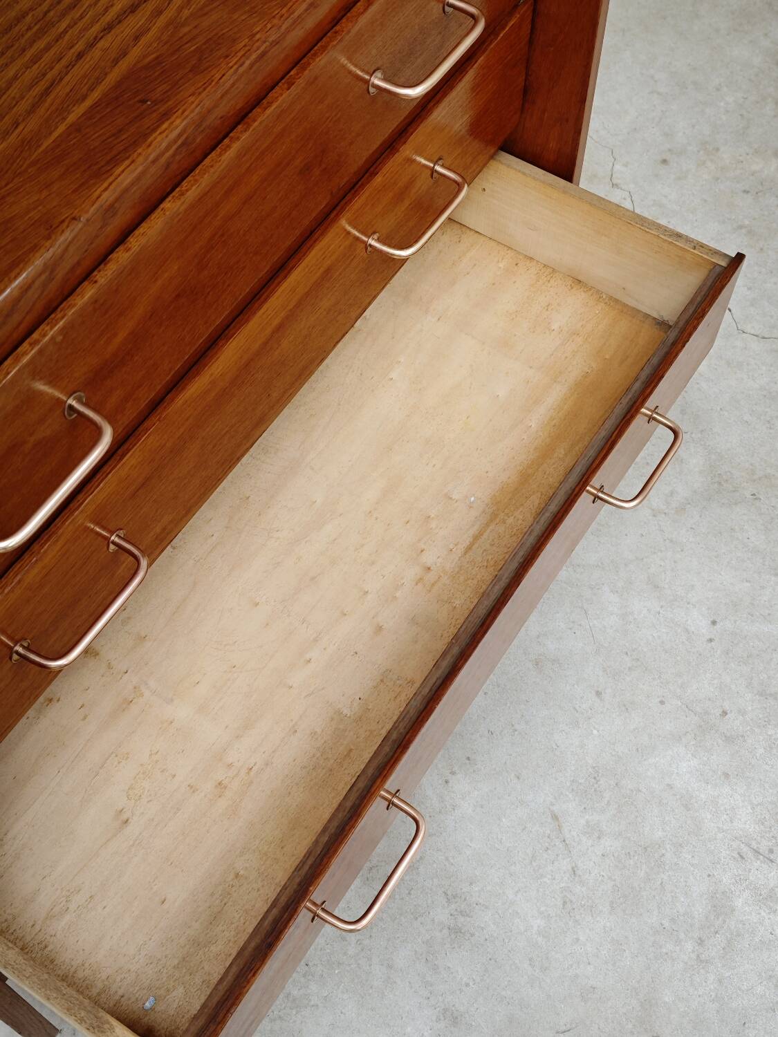 Commode vintage 4 tiroirs 1960
