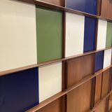 Large modular bookcase designed in the 1950s.
