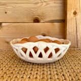 Plaster dish basket decoration