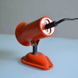 Lampe spot vintage 1960 1970 Lita orange