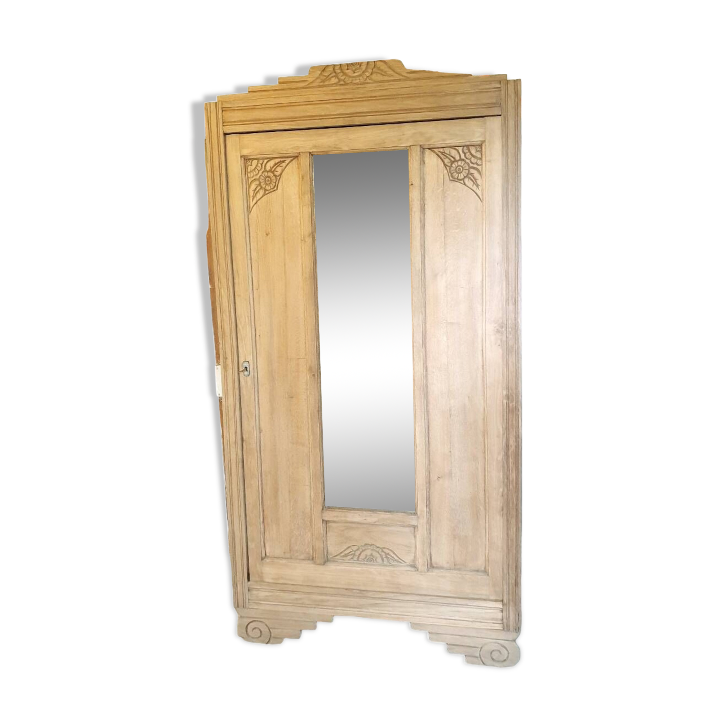 Parisian solid oak wardrobe