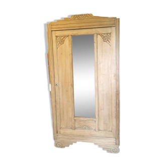 Armoire parisienne en chêne massif