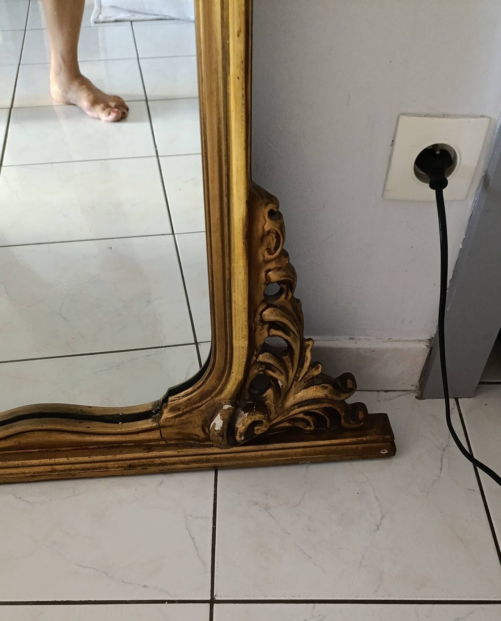 Miroir baroque style louis xv