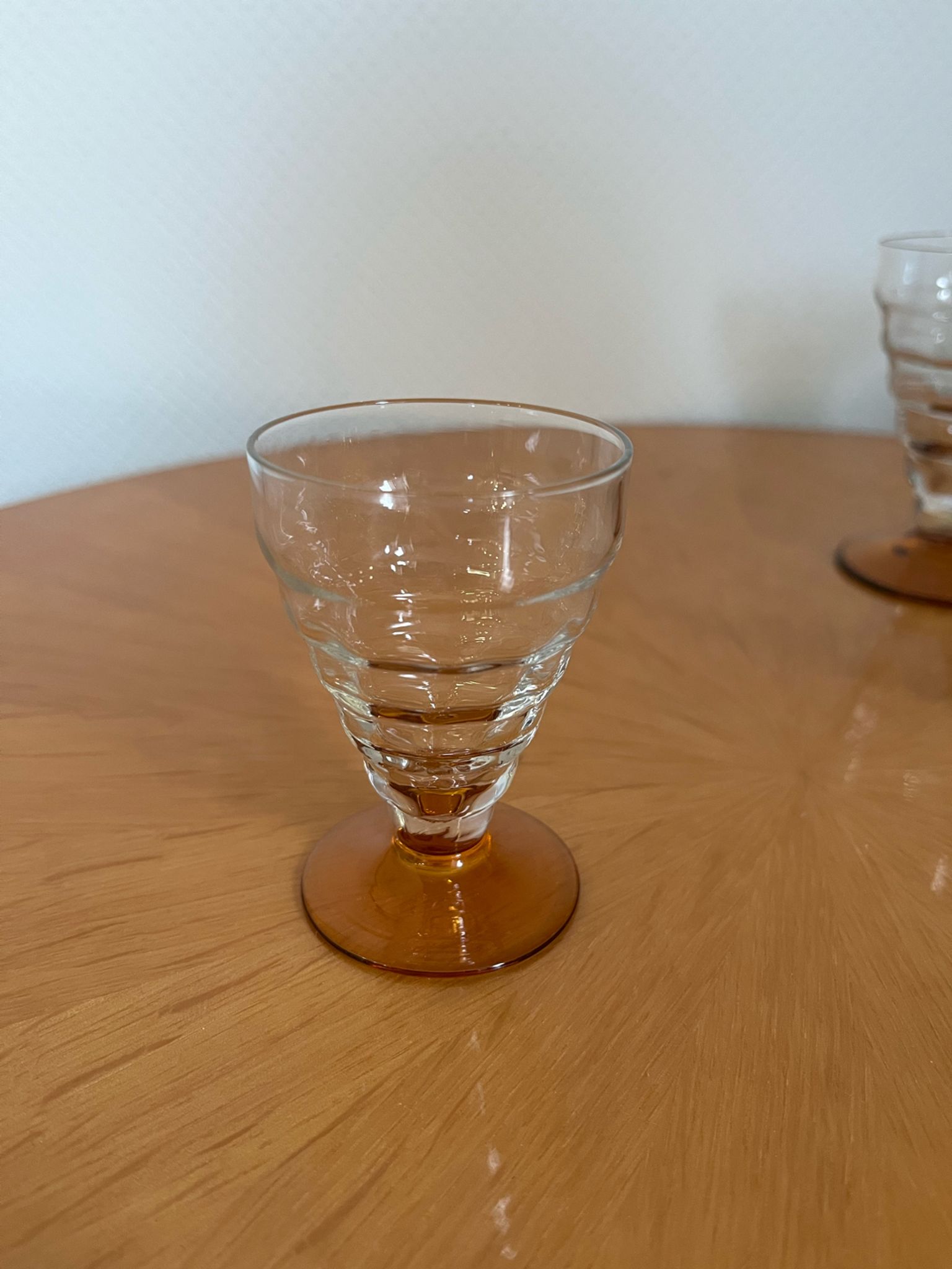 Ensemble de 6 verres vintage style Art déco