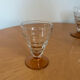 Ensemble de 6 verres vintage style Art déco