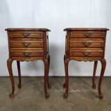 Louis XV style bedside pair