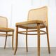 Paire de chaises vintage n°811 en bois courbé