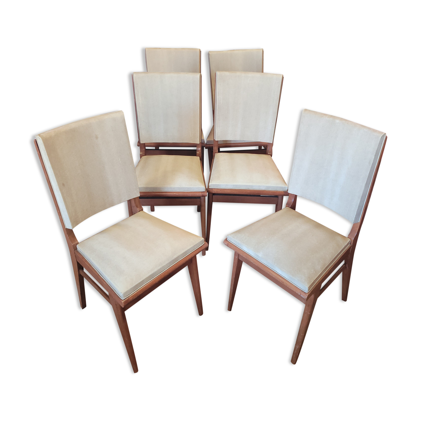 6 Scandinavian chairs