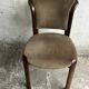 Vintage dining chairs with curved backrest – set of 6