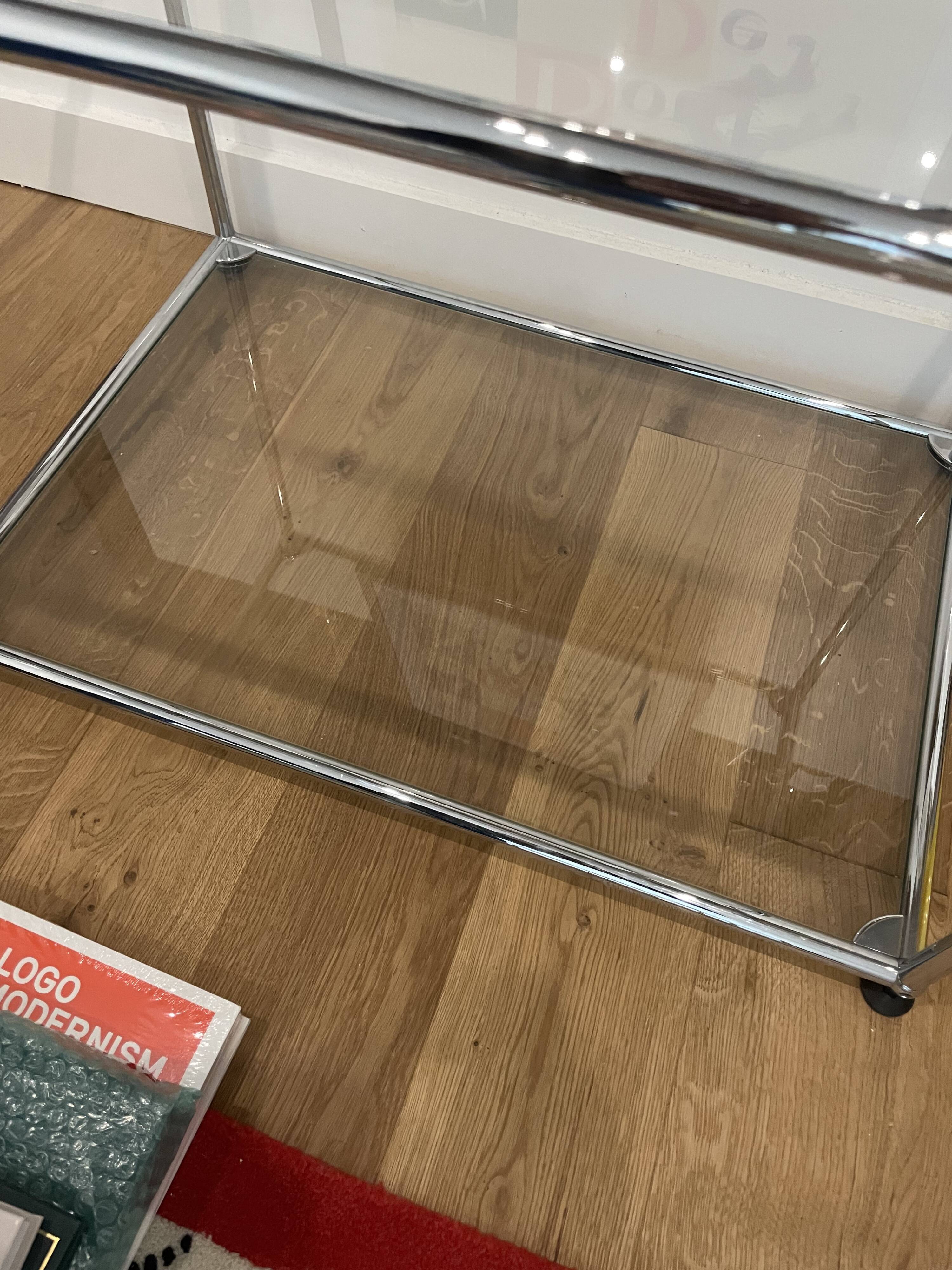 USM Haller furniture (steel and glass)