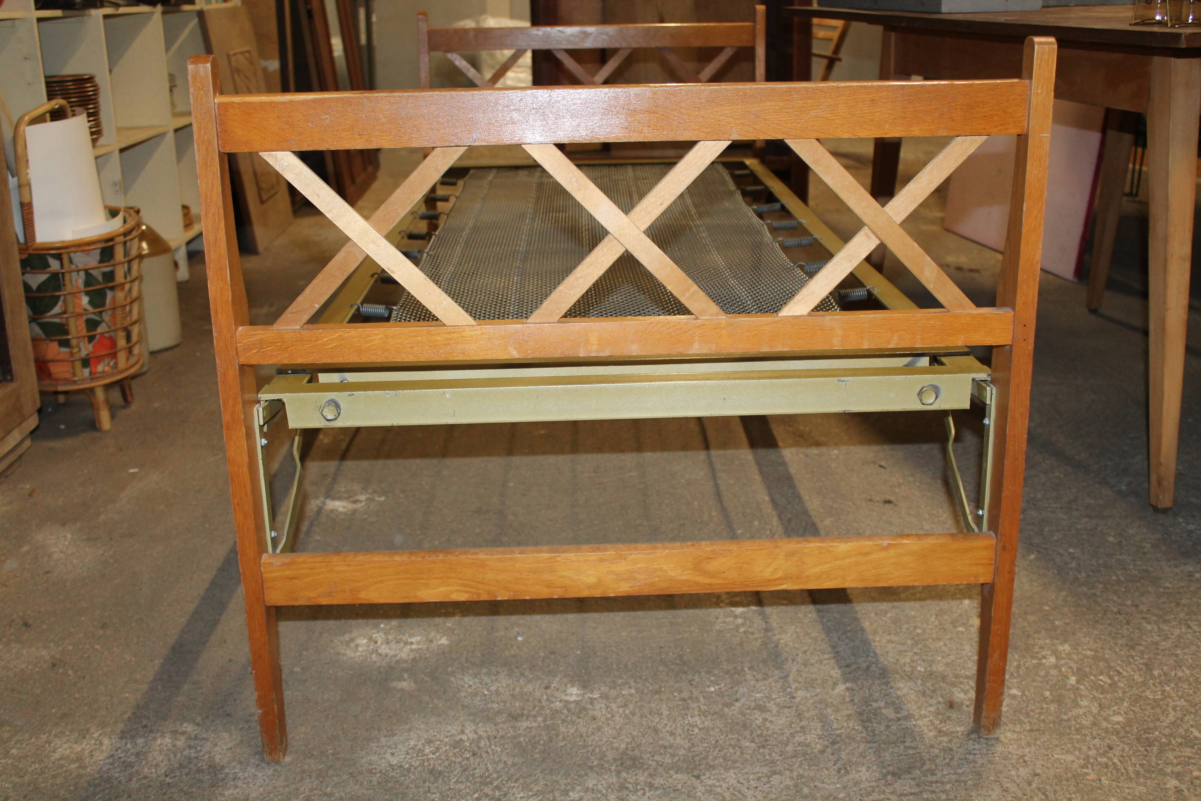 Vintage folding bed