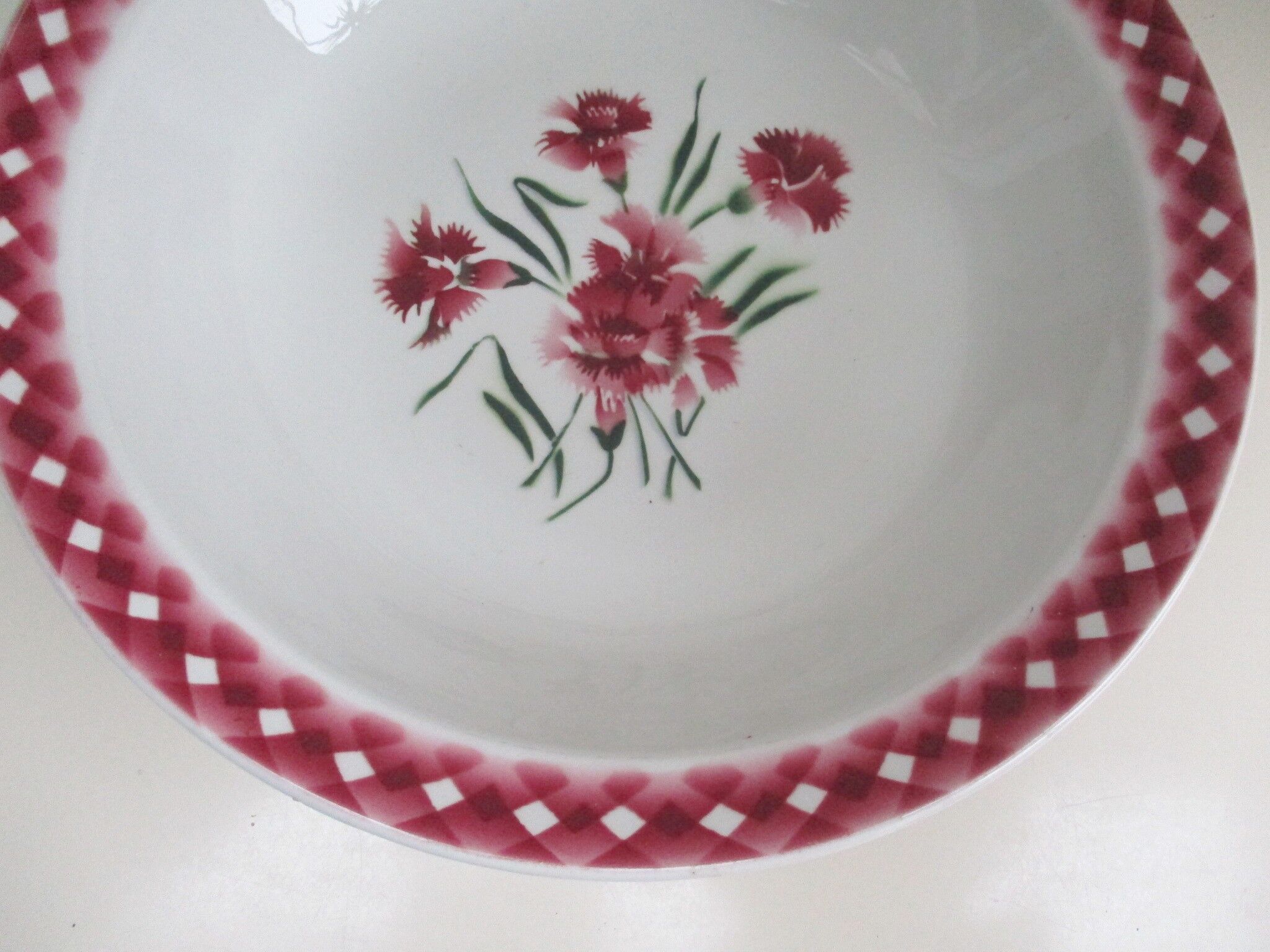 Round dish Sarreguemines Digoin model mignardise