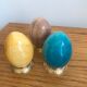 Lot de 3 œufs en onyx