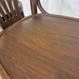 Set of 4 Vintage Bentwood Dining Chair: Mid-Century Thonet Style Armchair