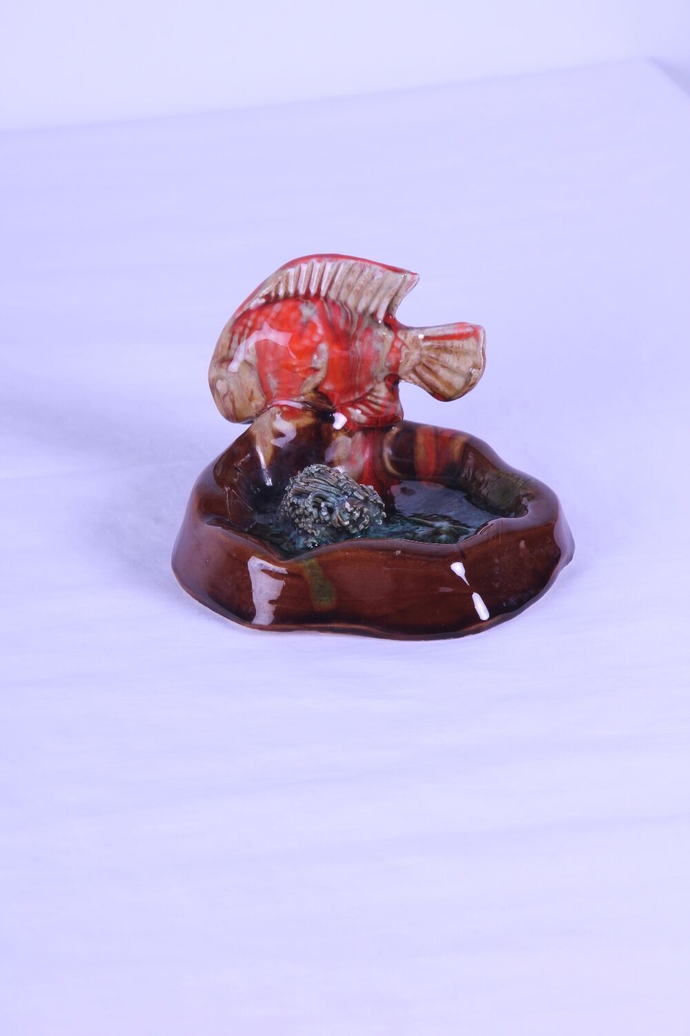 Vallauris style fish ashtray