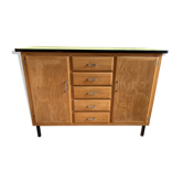 1960 vintage formica and wood buffet